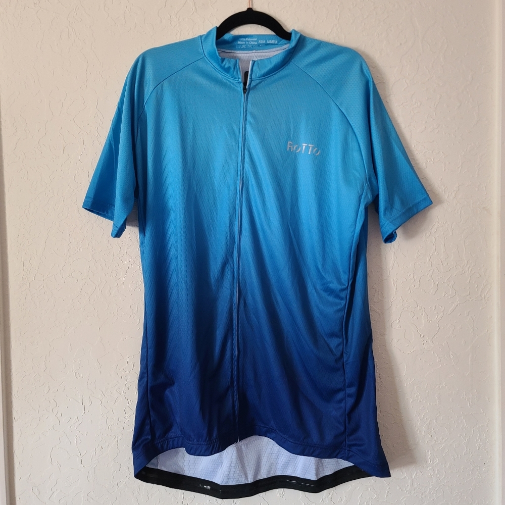 Rotto blue bike jersey